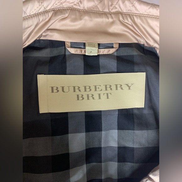 Burberry Brit Silky Quilted Jacket Size S - Picture 6 of 9